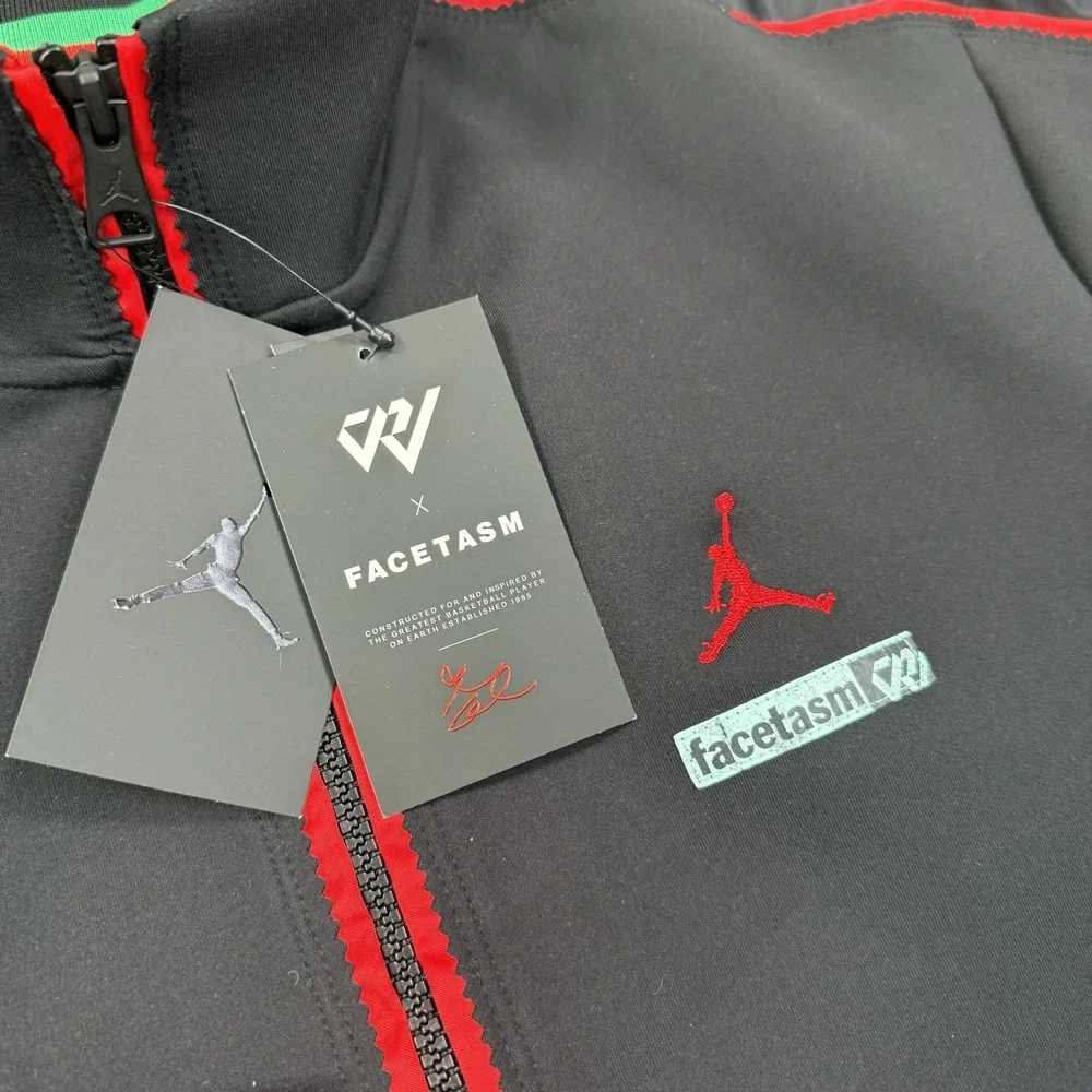 Nike Air Jordan Why Not x Facetasm Collab Track Jacket DC4638-010 Men's Size‎ S